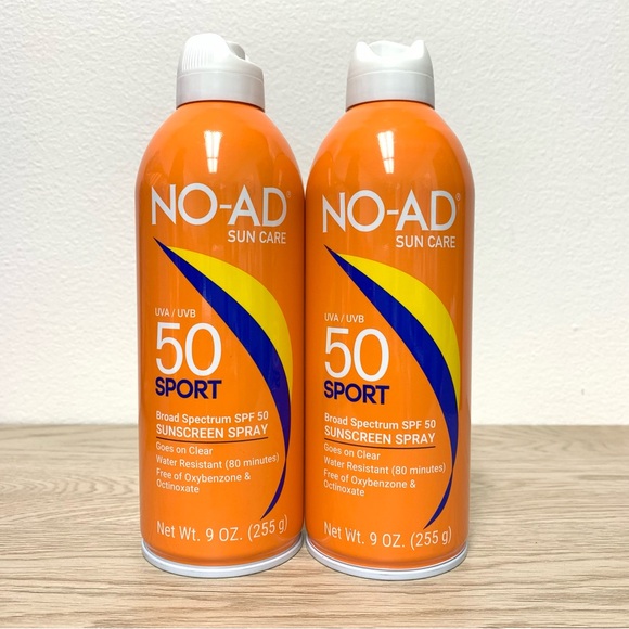 NO-AD Sport SPF 50 Sunscreen Spray Broad Spectrum UVA/UVB 9oz Water Resistant 2x - Picture 1 of 5